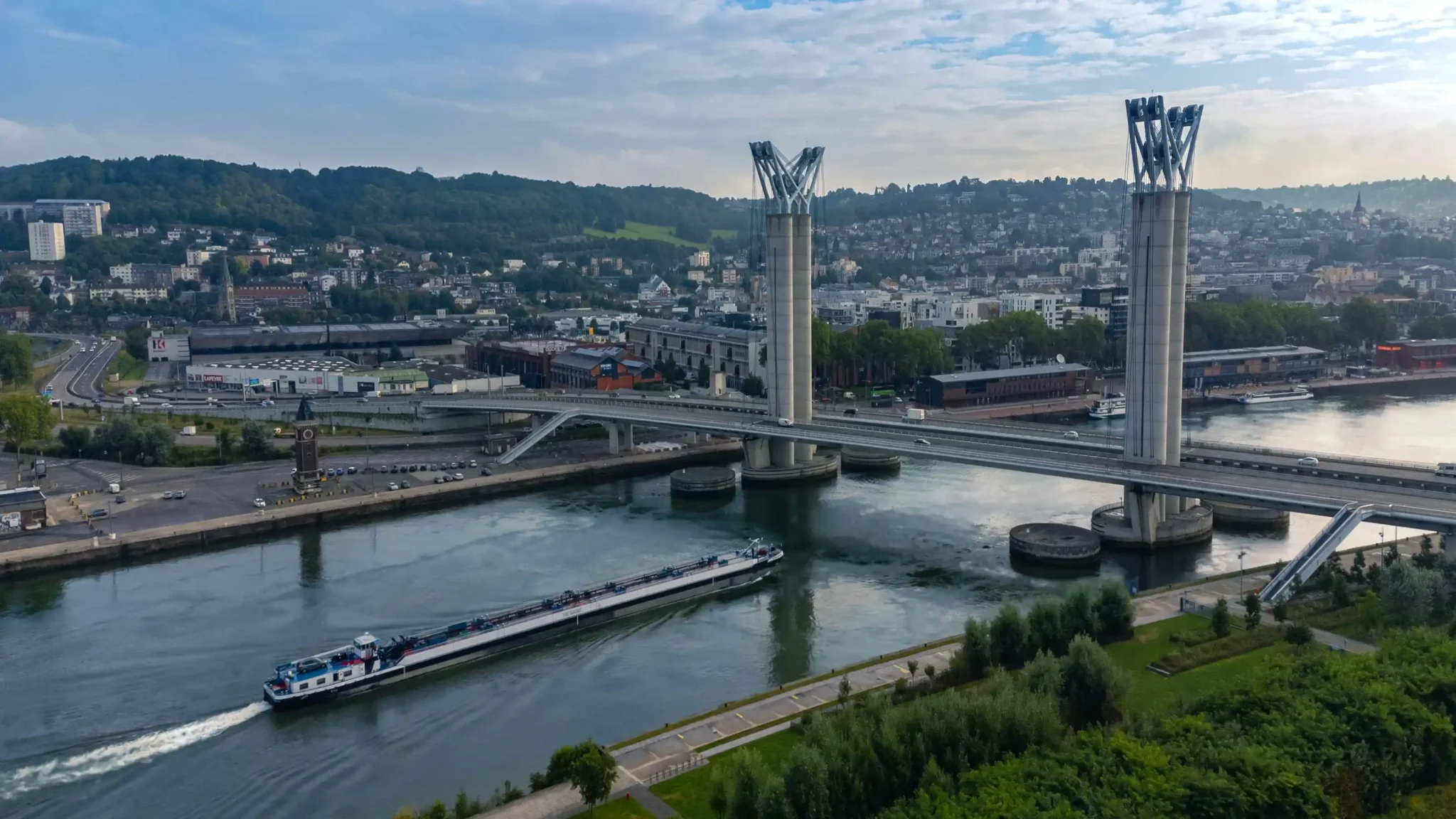 Pont Gustave Flaubert à Rouen